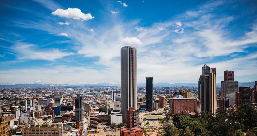 Bogota city view